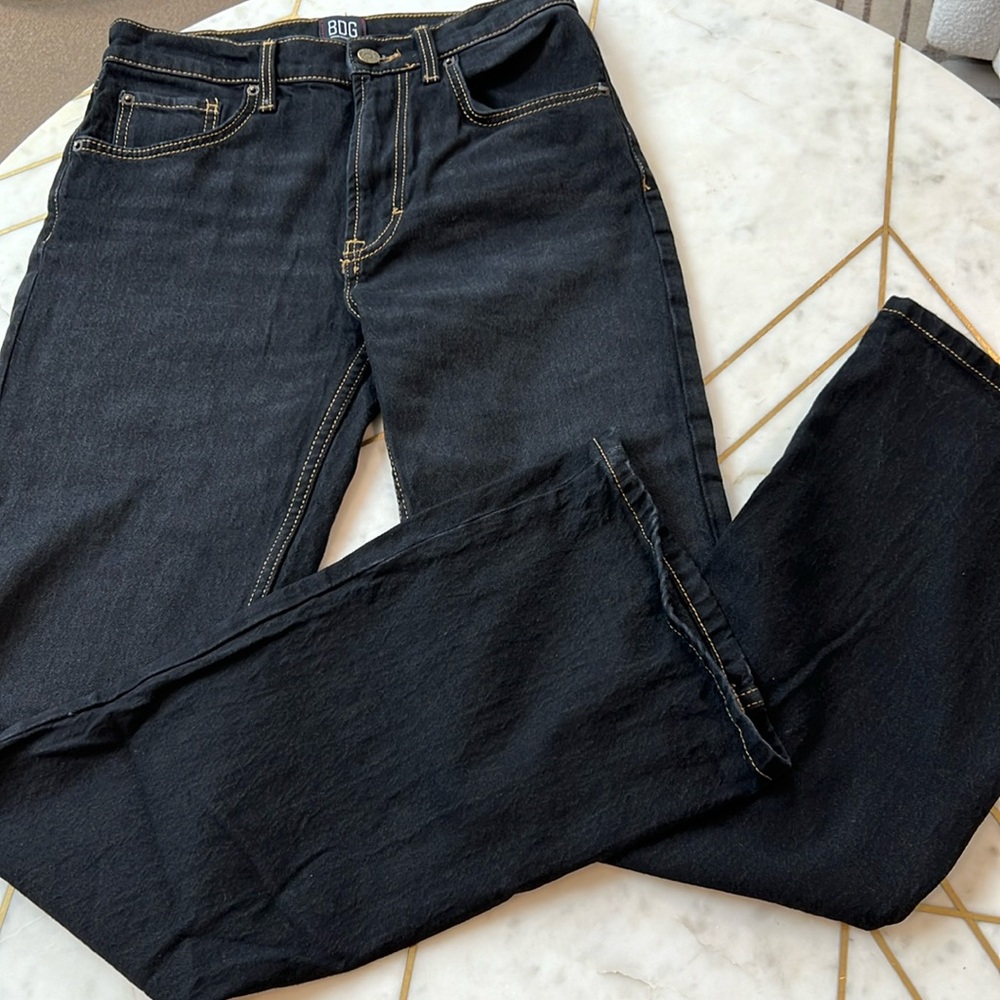 UO BDG 90’s bootcut black jeans SZ27
